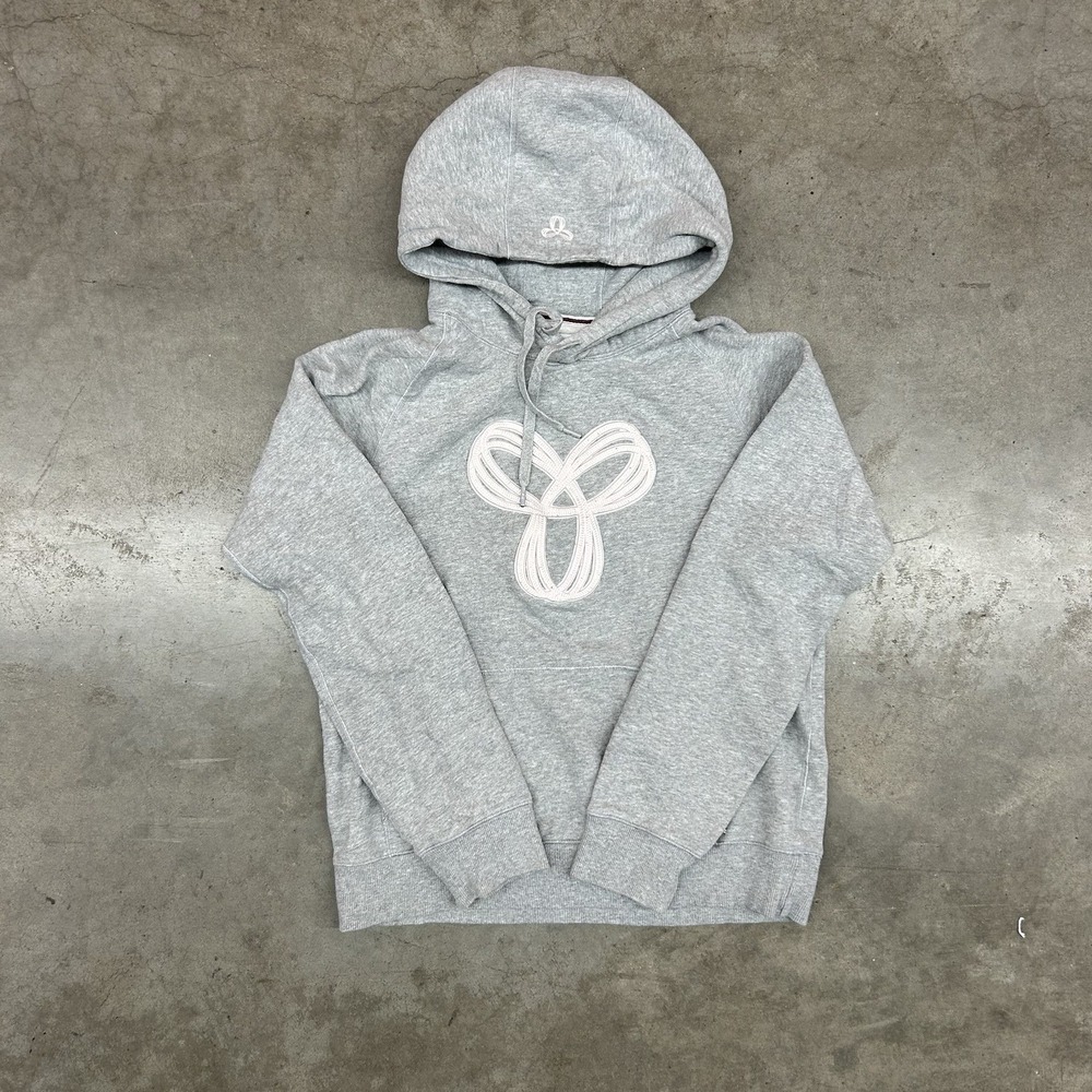 TNA Aritzia Hoodie Grey Logo Pullover Womens L‎
